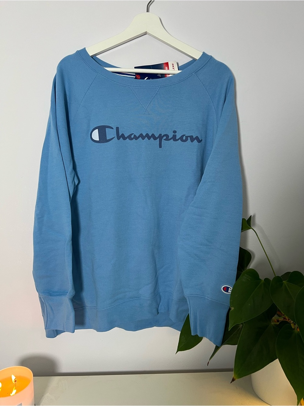 💙 NWT Champion Powerblend Plus Crewneck Sweatshirt – 2X